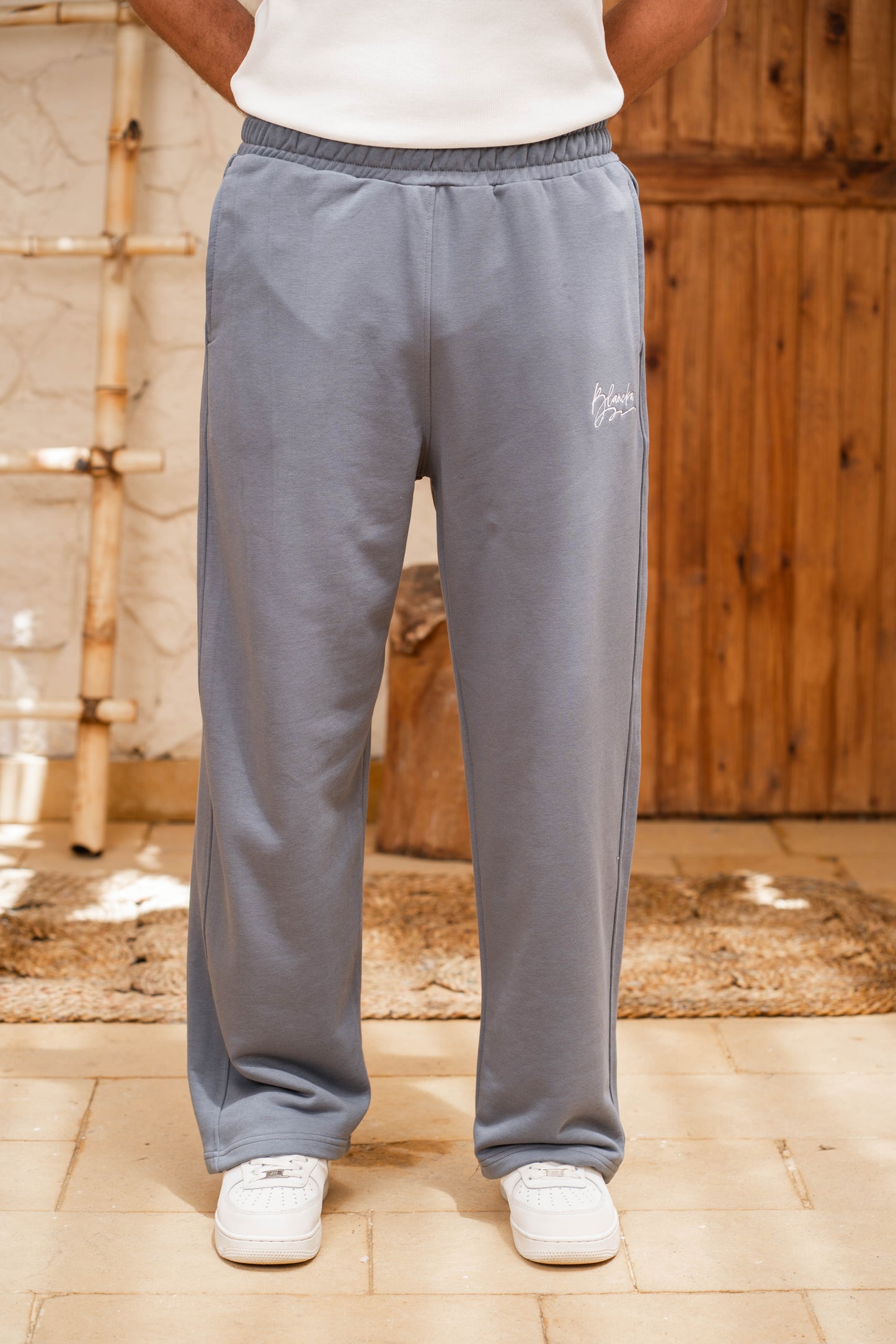 Box Fit Sweatpants - Gray