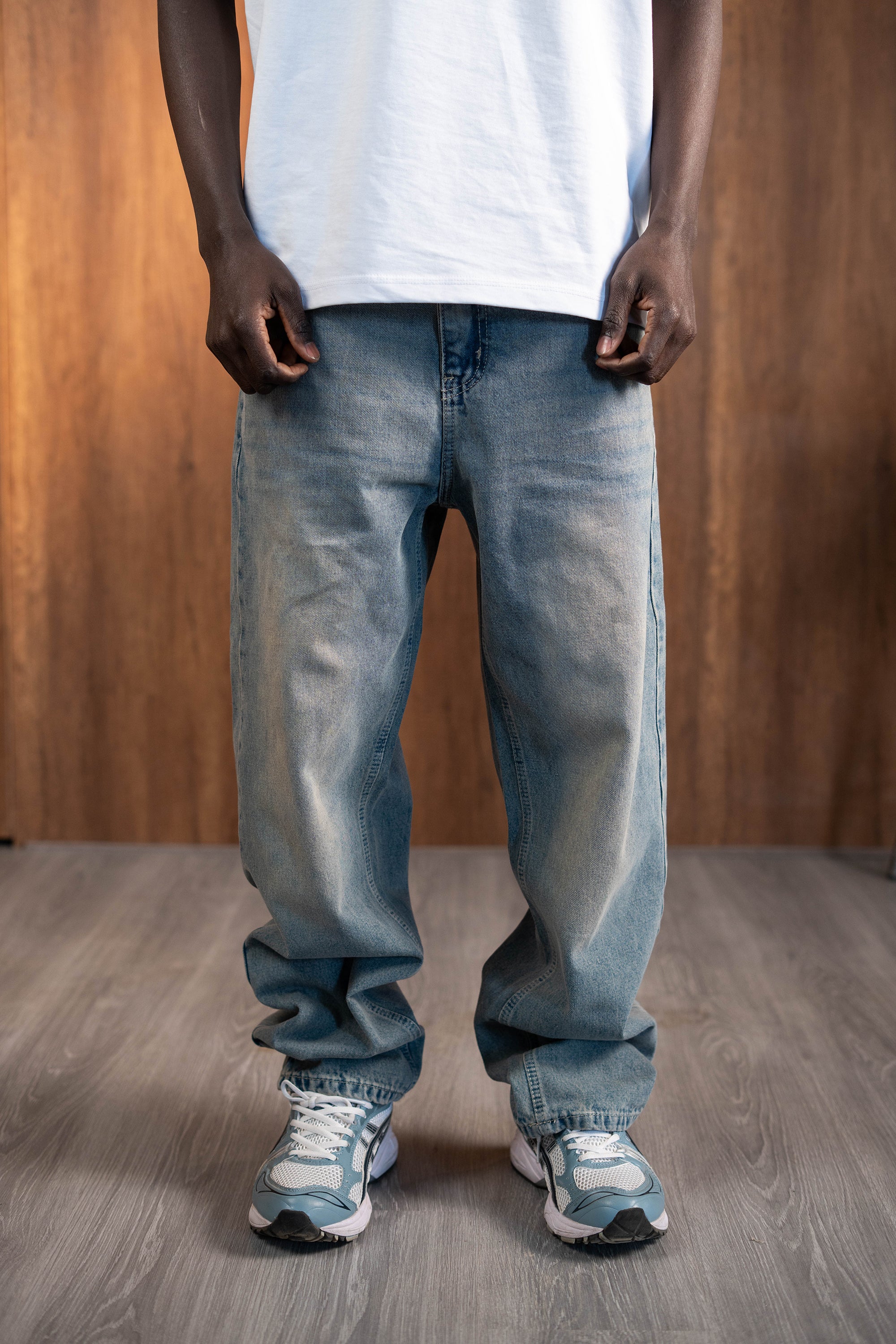 Sand Dirty Washed Denim – blancka