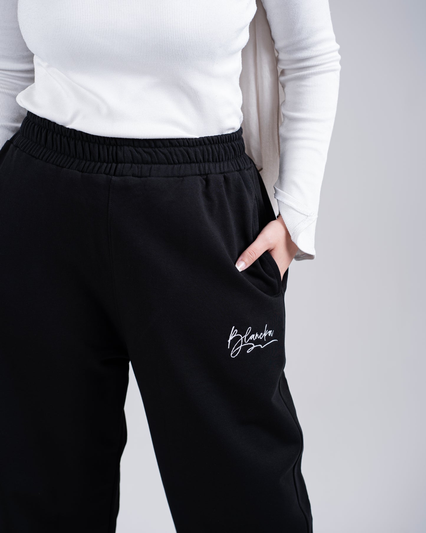 Box Fit Sweatpants - Black
