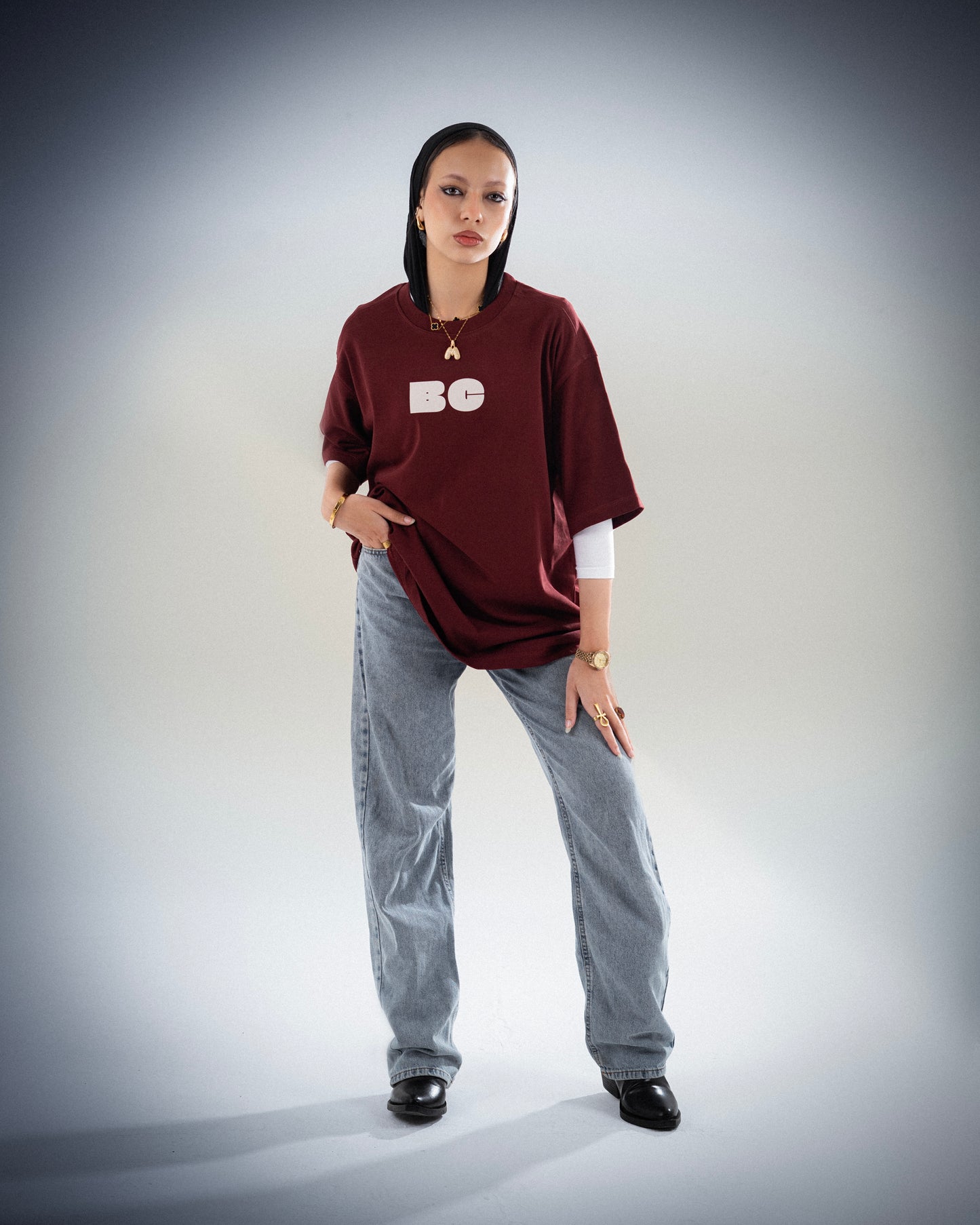 Burgandy Free Spirit T-shirt
