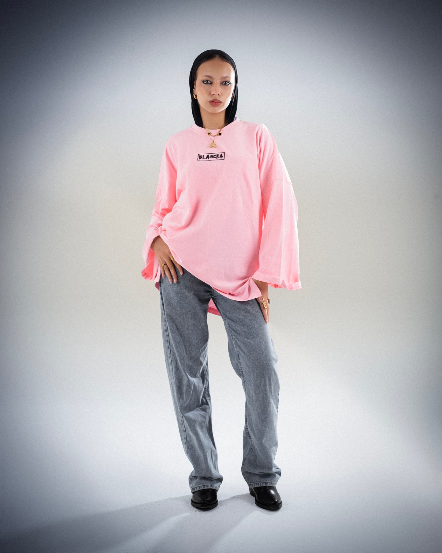 Pink Long sleeve T-shirt