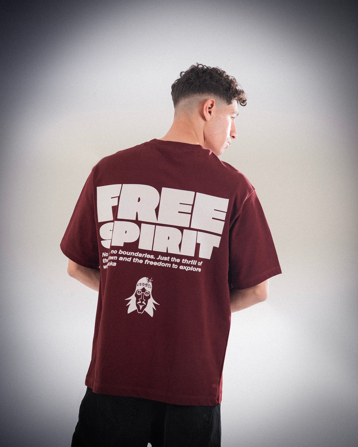 Burgandy Free Spirit-shirt