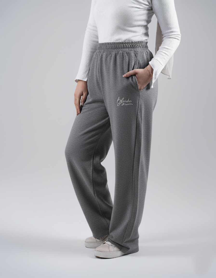 Box Fit Sweatpants - Gray