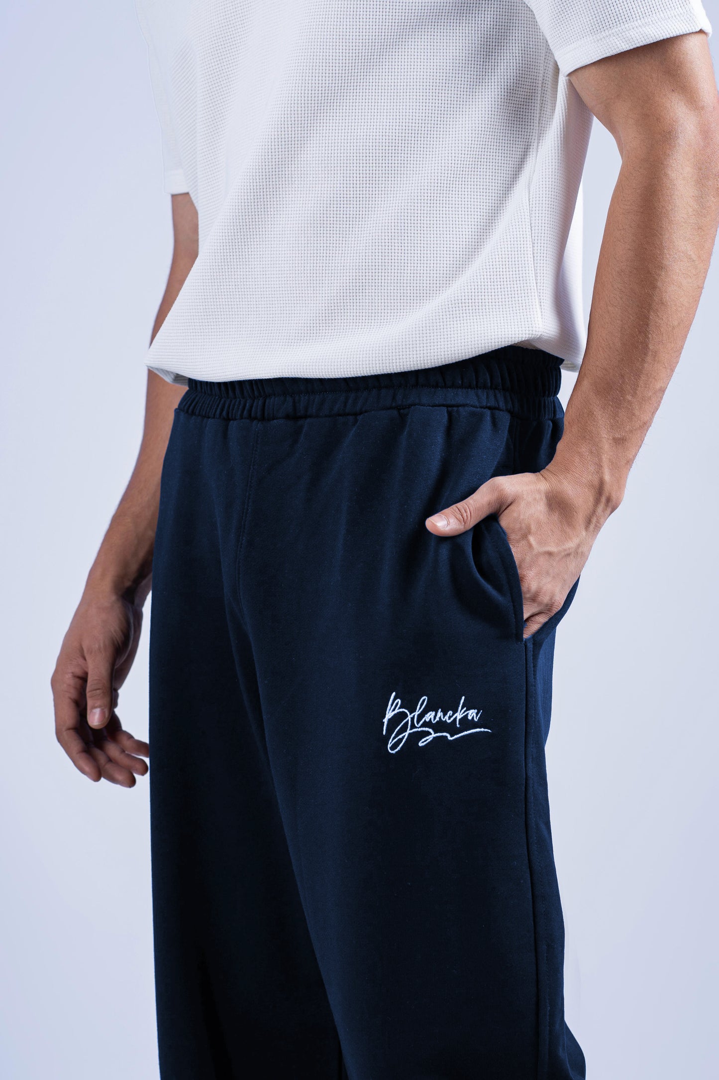 Box Fit Sweatpants - Navy