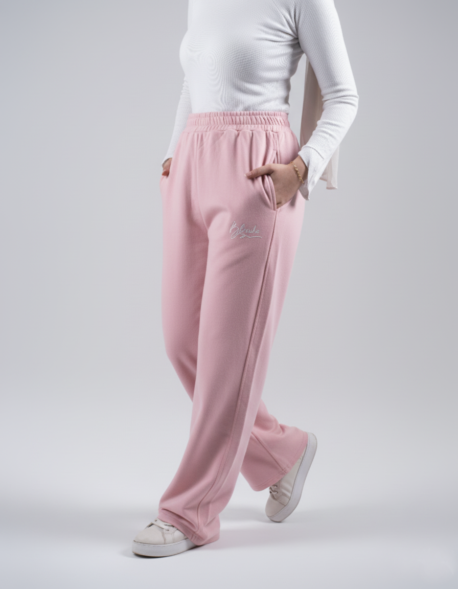 Box Fit Sweatpants - Pink