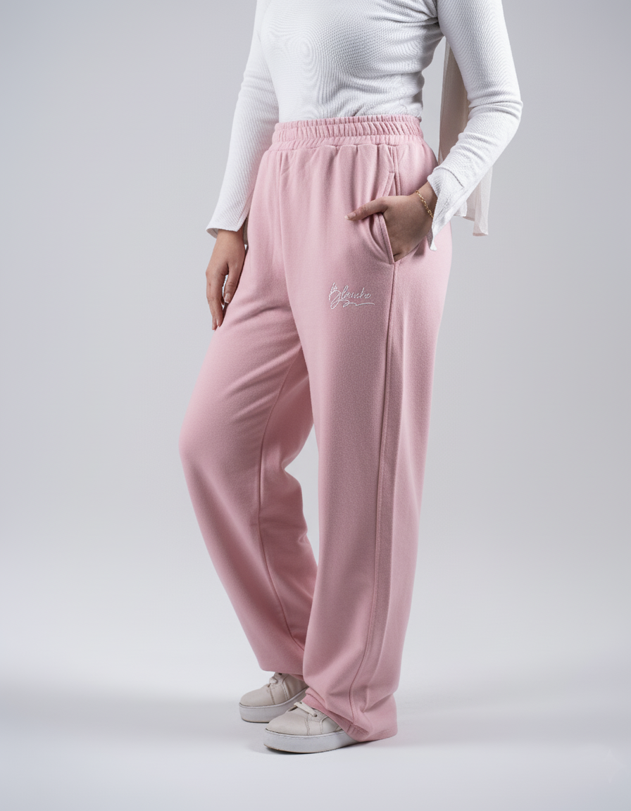 Box Fit Sweatpants - Pink
