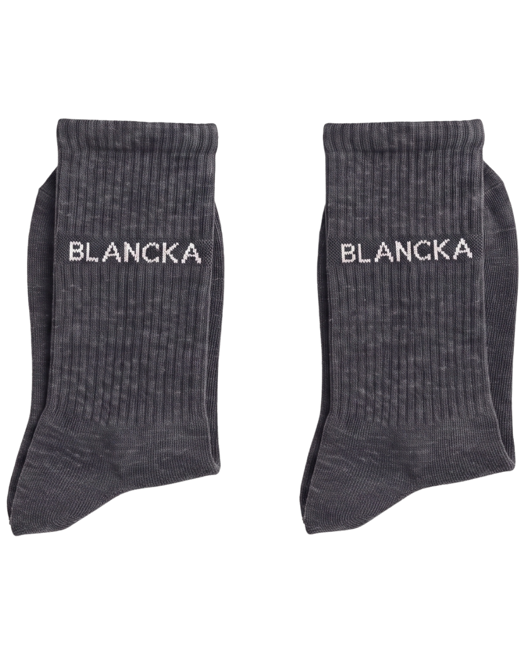 Classic Ribbed Socks - Dark Grey