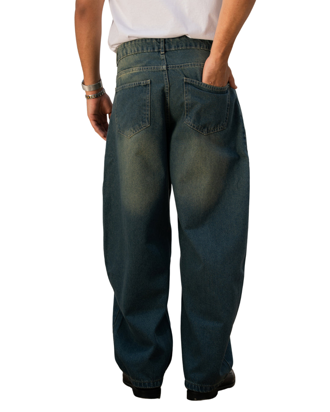 Balloon Fit Denim — Dirty Wash