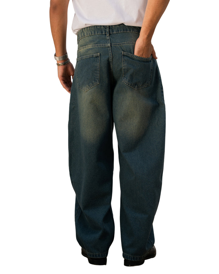Balloon Fit Denim — Dirty Wash