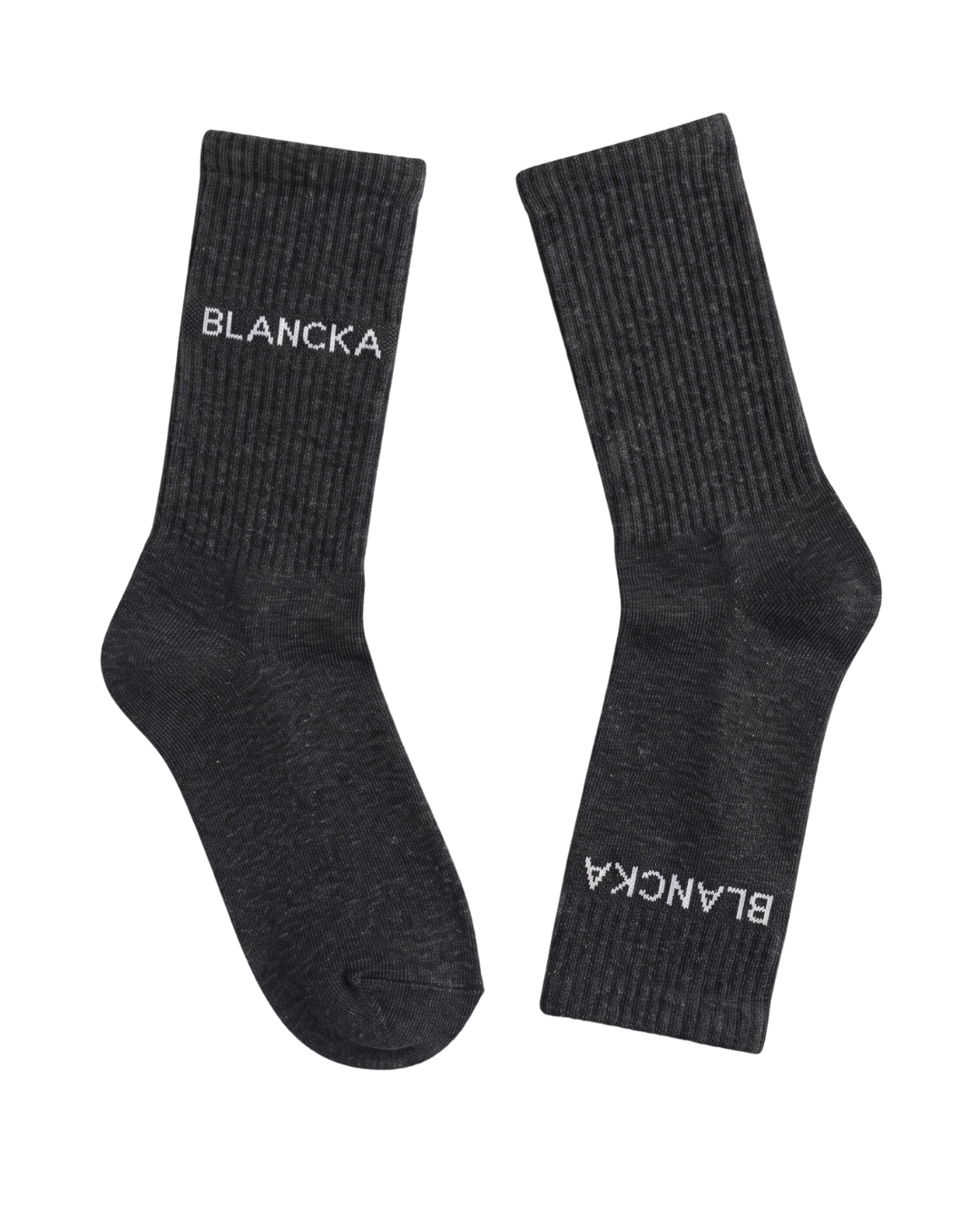 Classic Ribbed Socks - Dark Grey