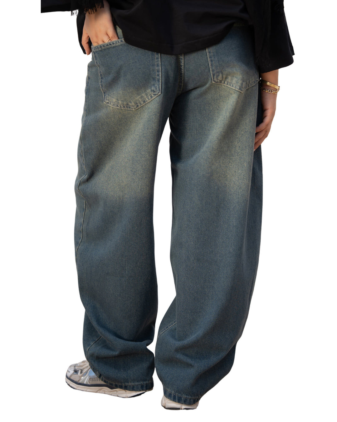 Balloon Fit Denim — Dirty Wash