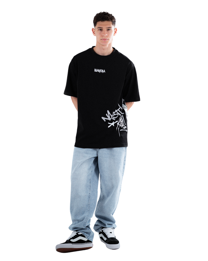 Side Gray Oversized T-Shirt
