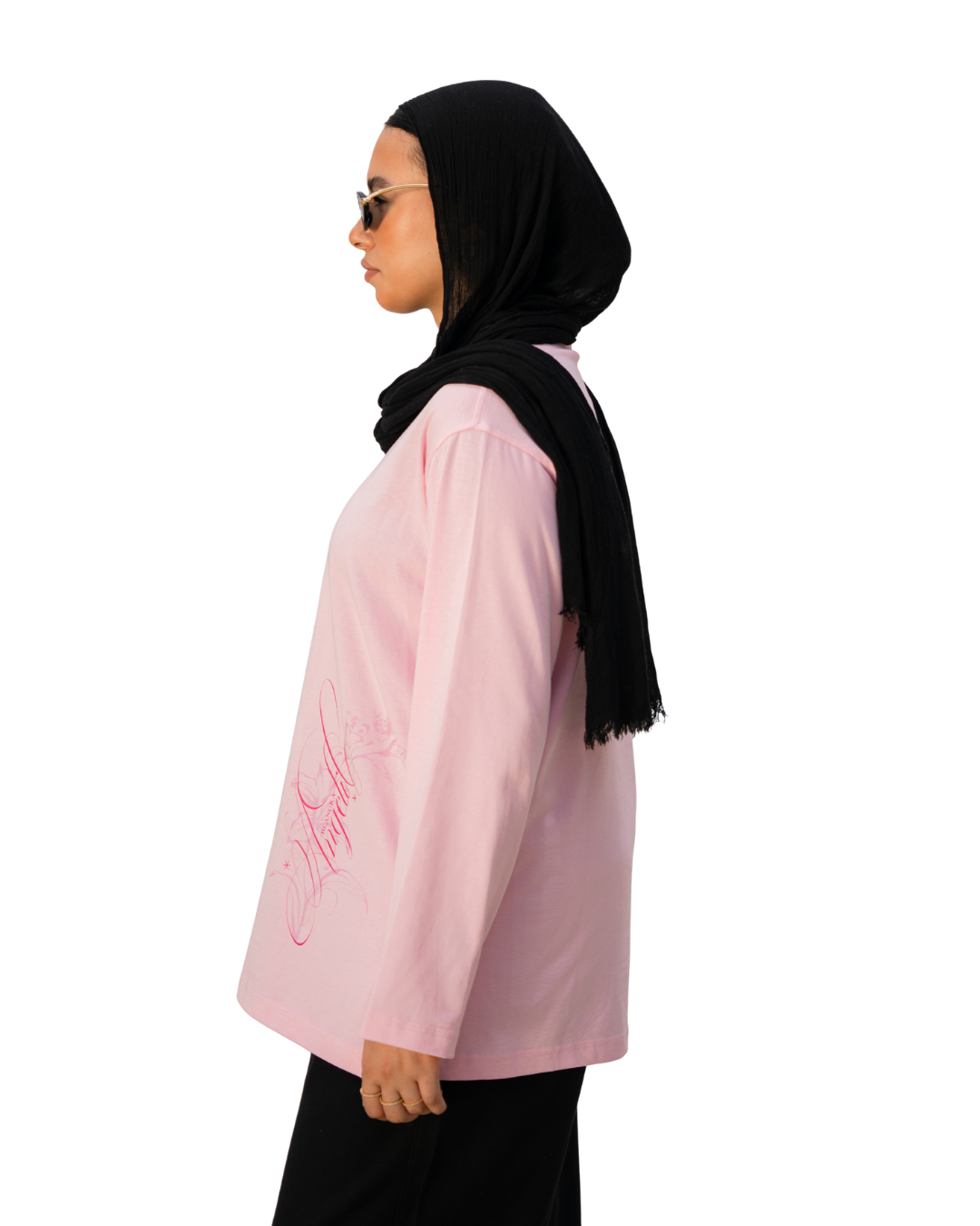 Angel Oversized Tee - Pink
