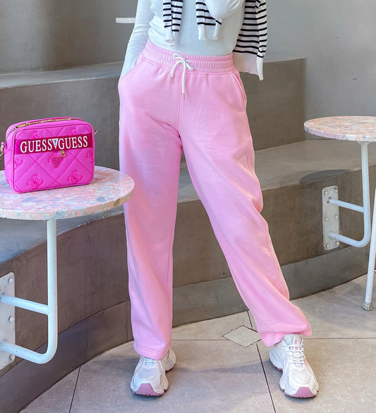 Pink Wide Leg Milton Pants