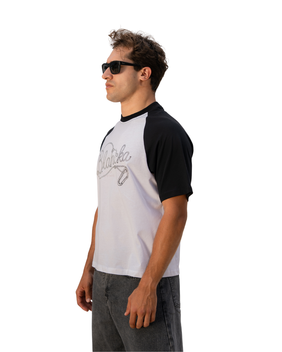 Signature Raglan Tee - Black