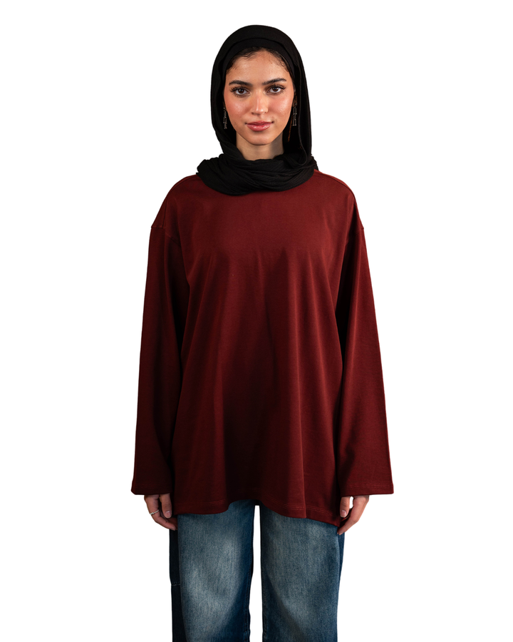 Long Sleeve Oversized Tee