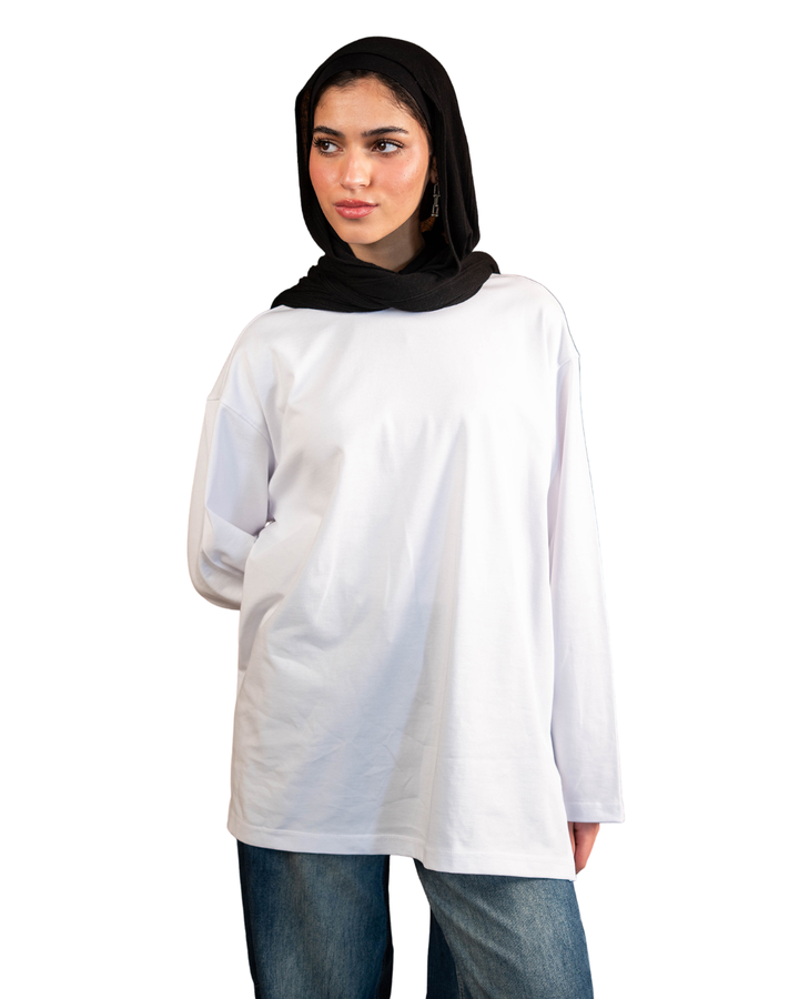 Long Sleeve Oversized Tee