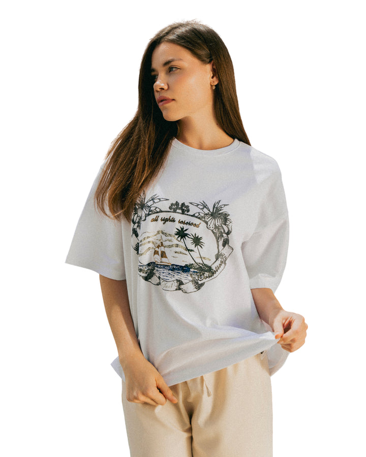 Sail Tee — White
