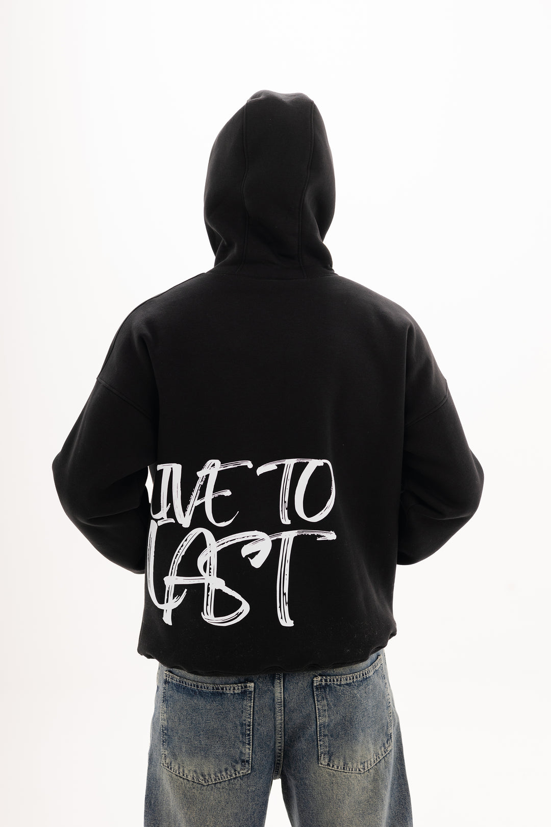 Boxy Legacy Hoodie — Black