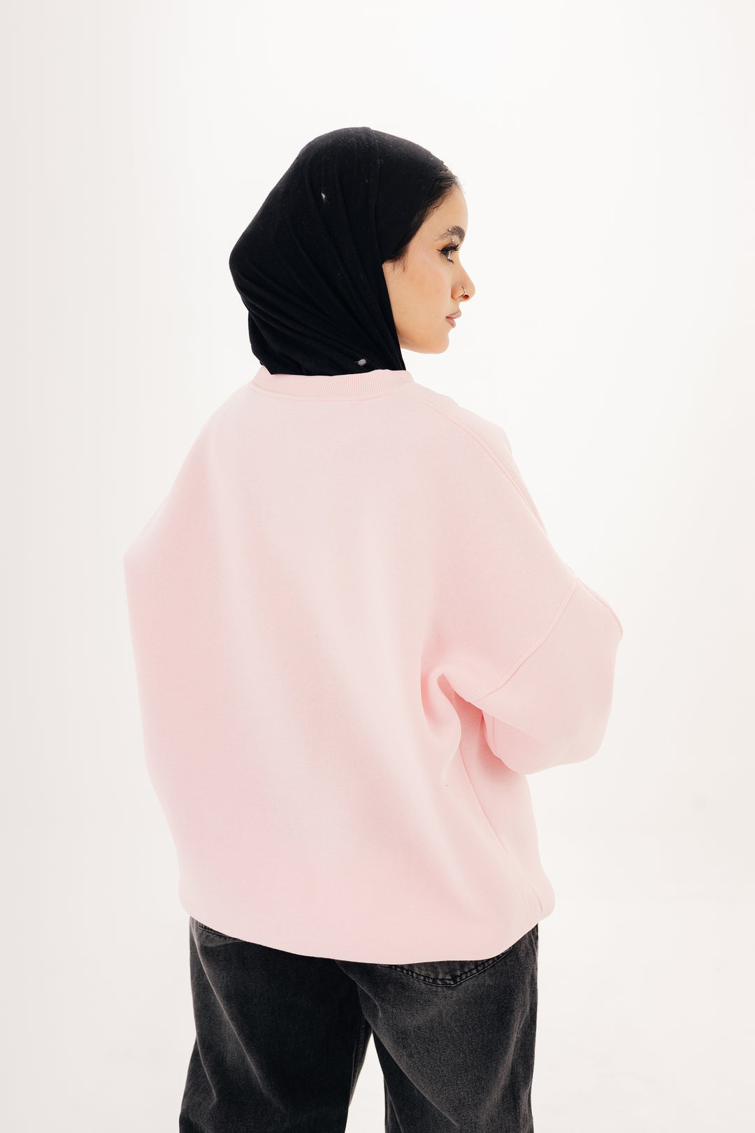 Boxy Brooklyn Crewneck — Pink