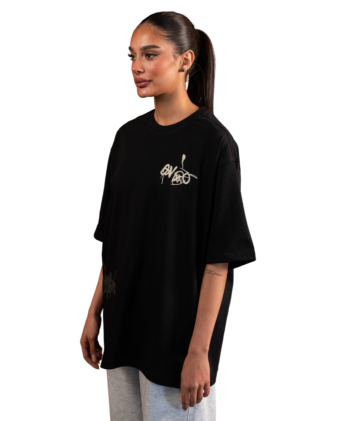 Chaos Graffiti Tee - Black
