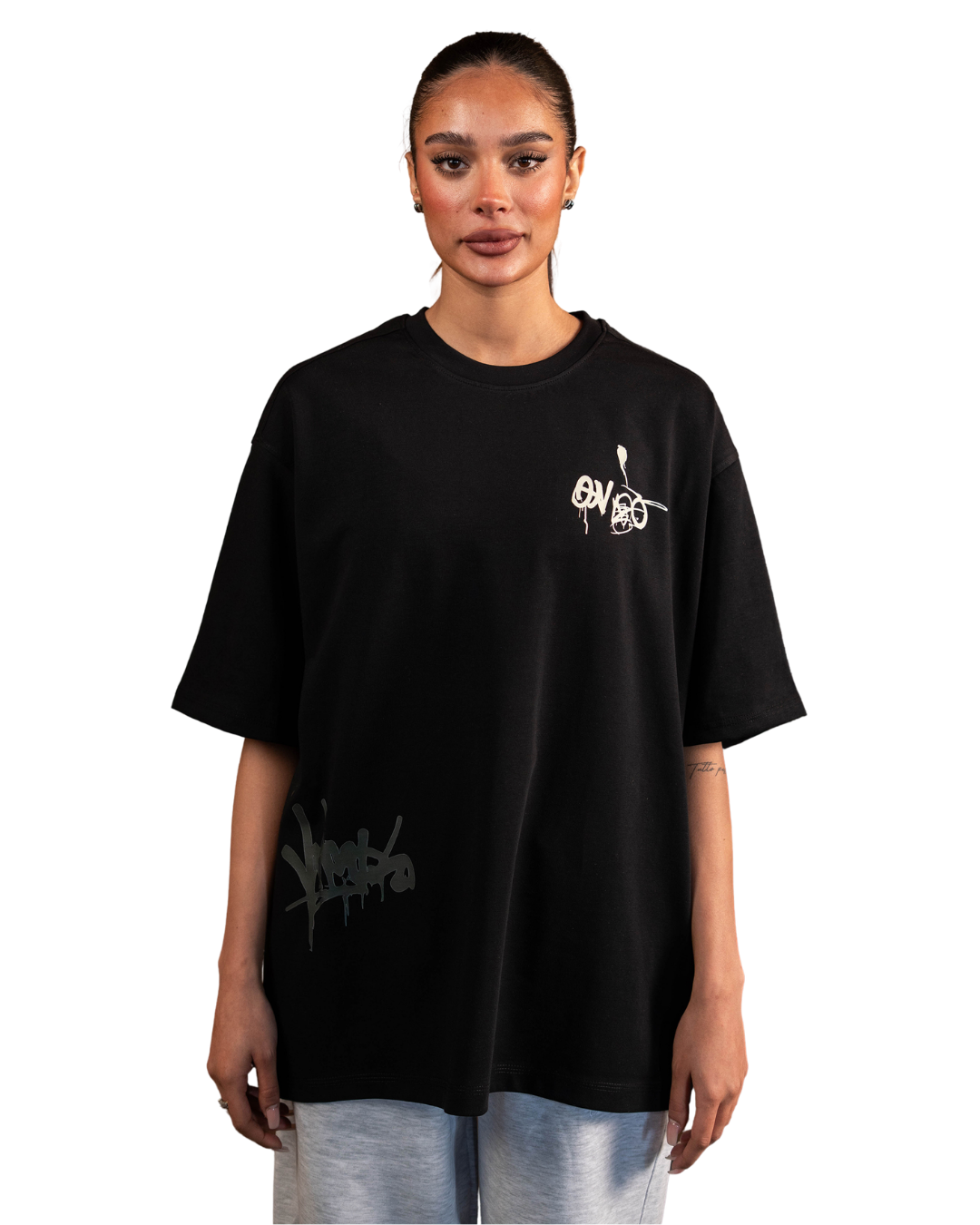 Chaos Graffiti Tee - Black