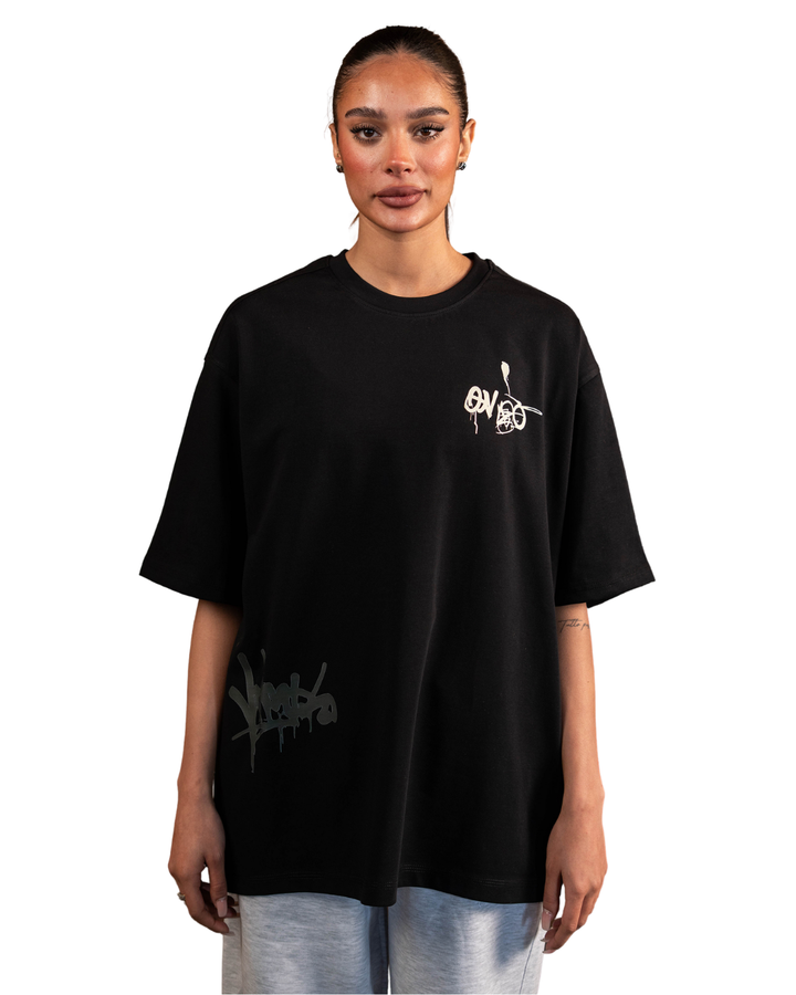Chaos Graffiti Tee - Black