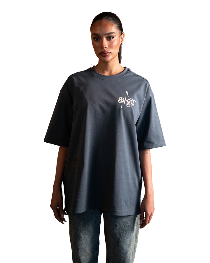 Chaos Graffiti Tee - Gray