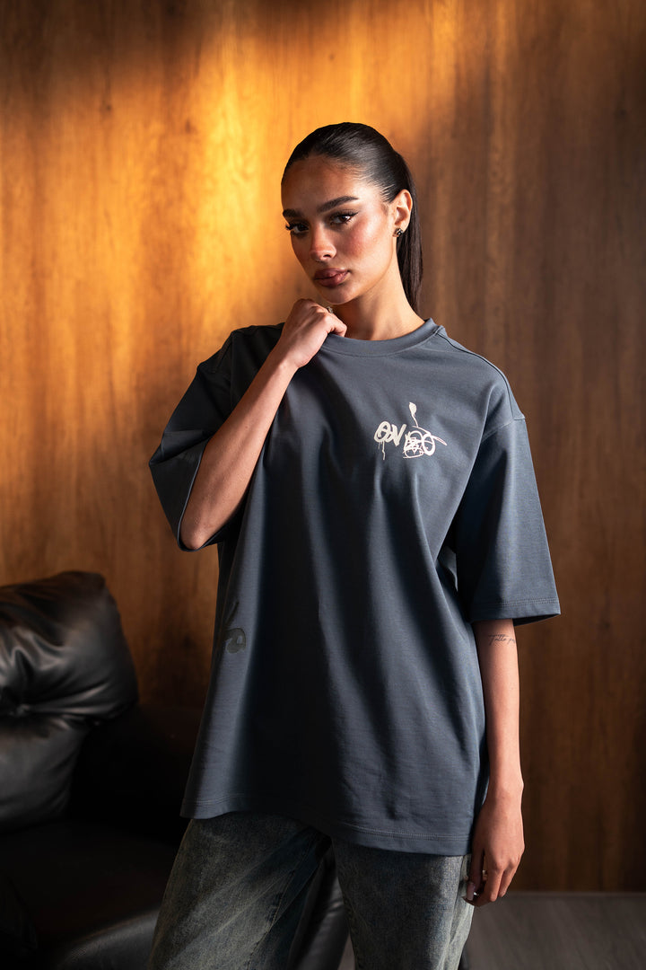 Chaos Graffiti Tee - Gray