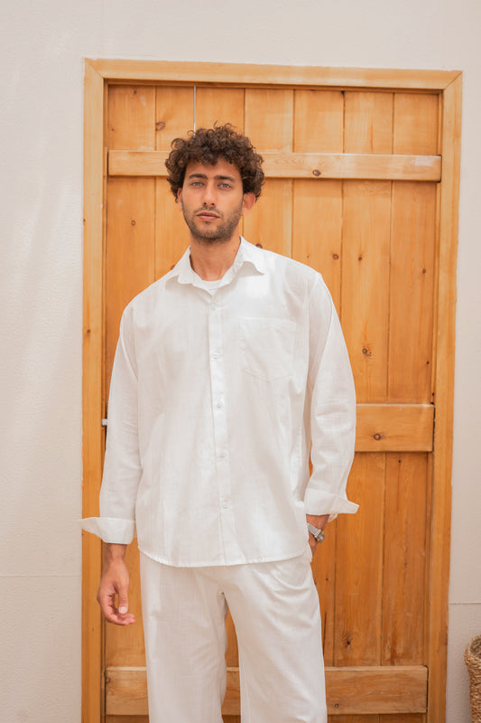 Linen Shirt - White