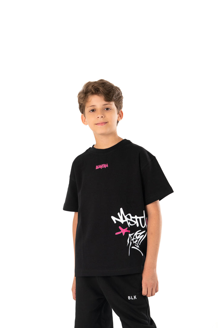 Graffiti Junior  Tee — Black