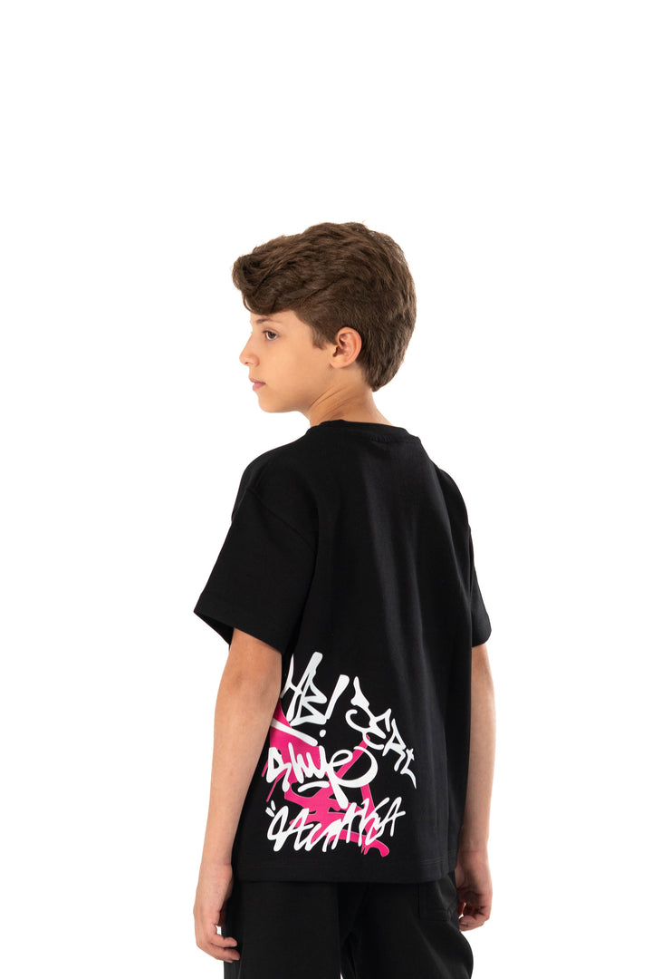 Graffiti Junior  Tee — Black
