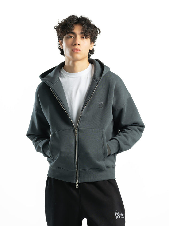 Zip Up Hoodie – Grey