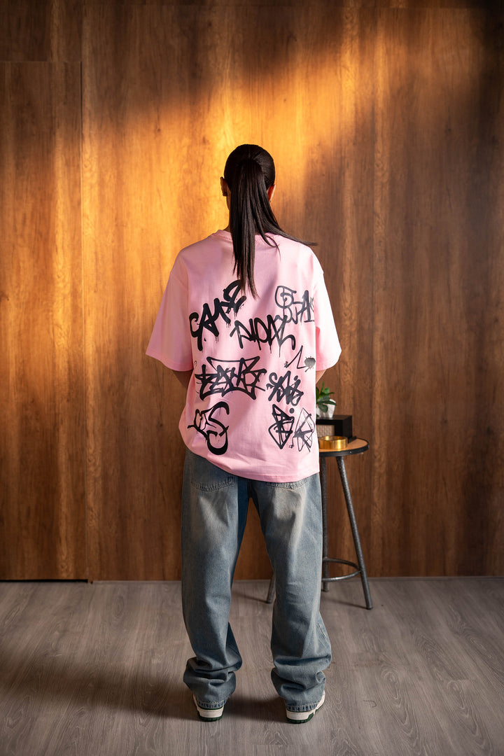 Graffiti Tee - Pink