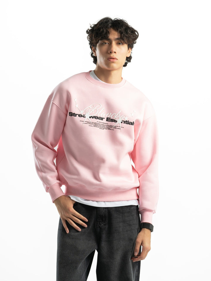 Blancka Stars Crewneck – Baby Pink