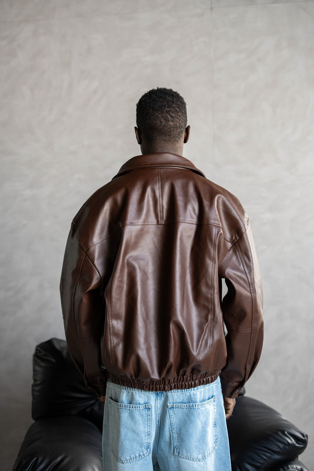 Leather Jacket - Brown