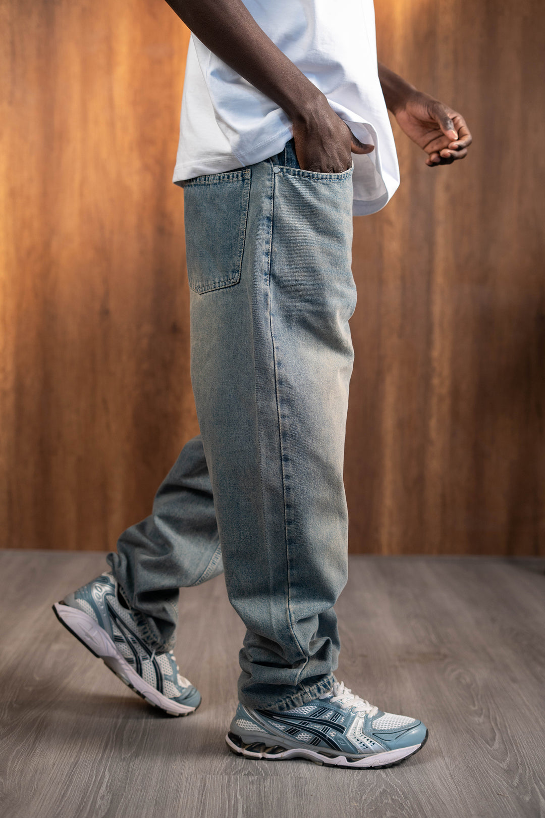 Sand Dirty Washed Denim