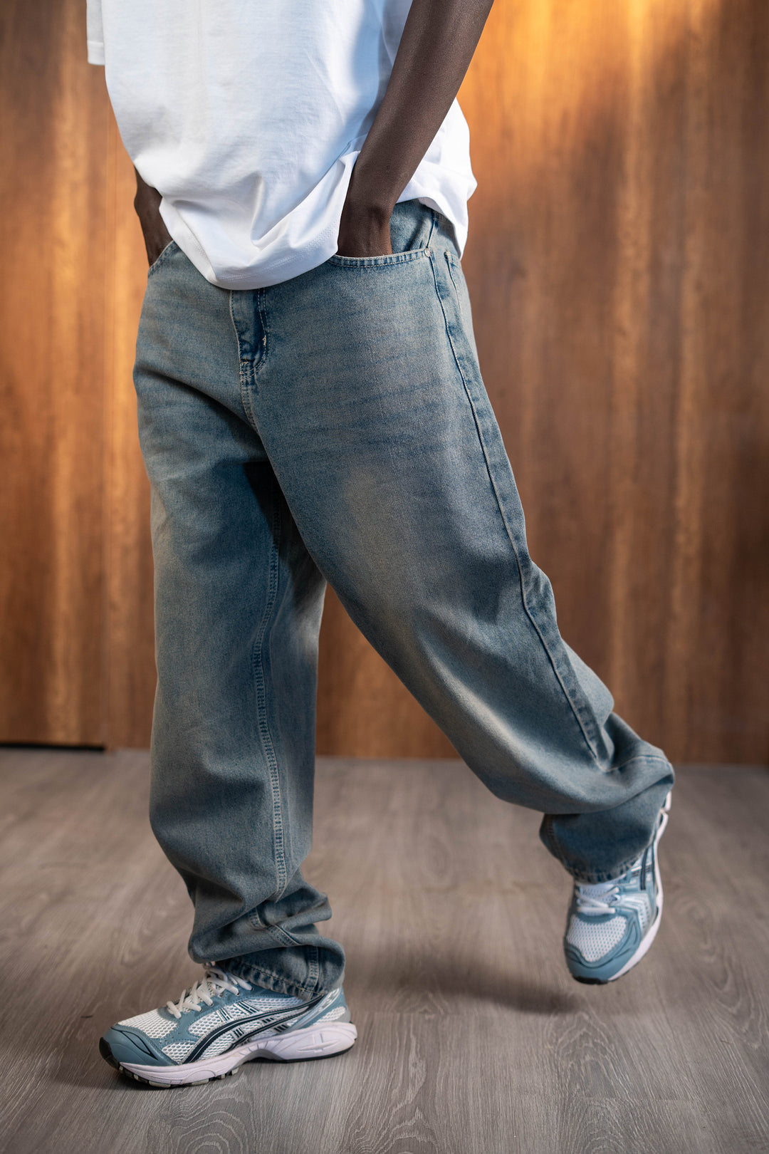 Sand Dirty Washed Denim