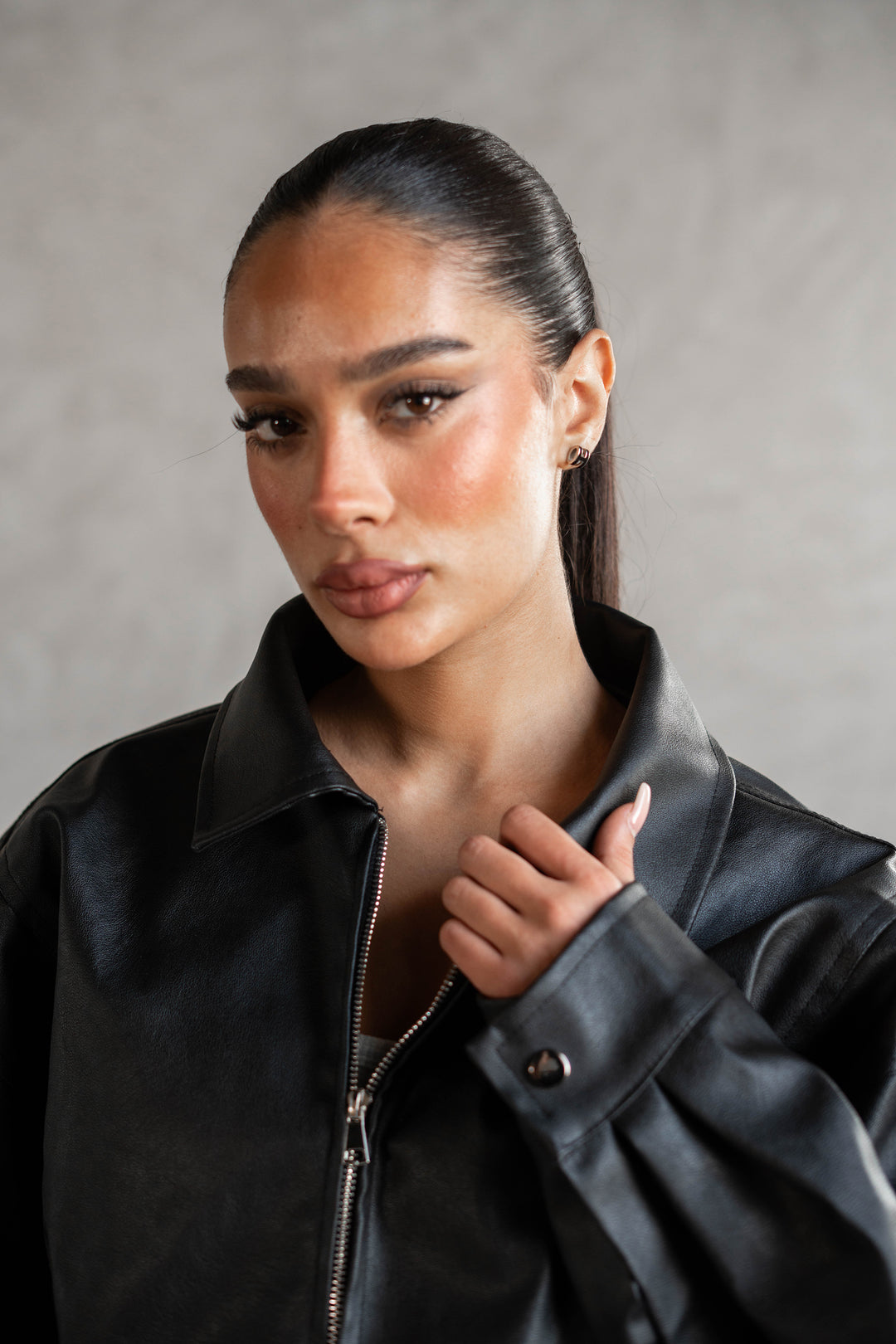 Leather Jacket - Black