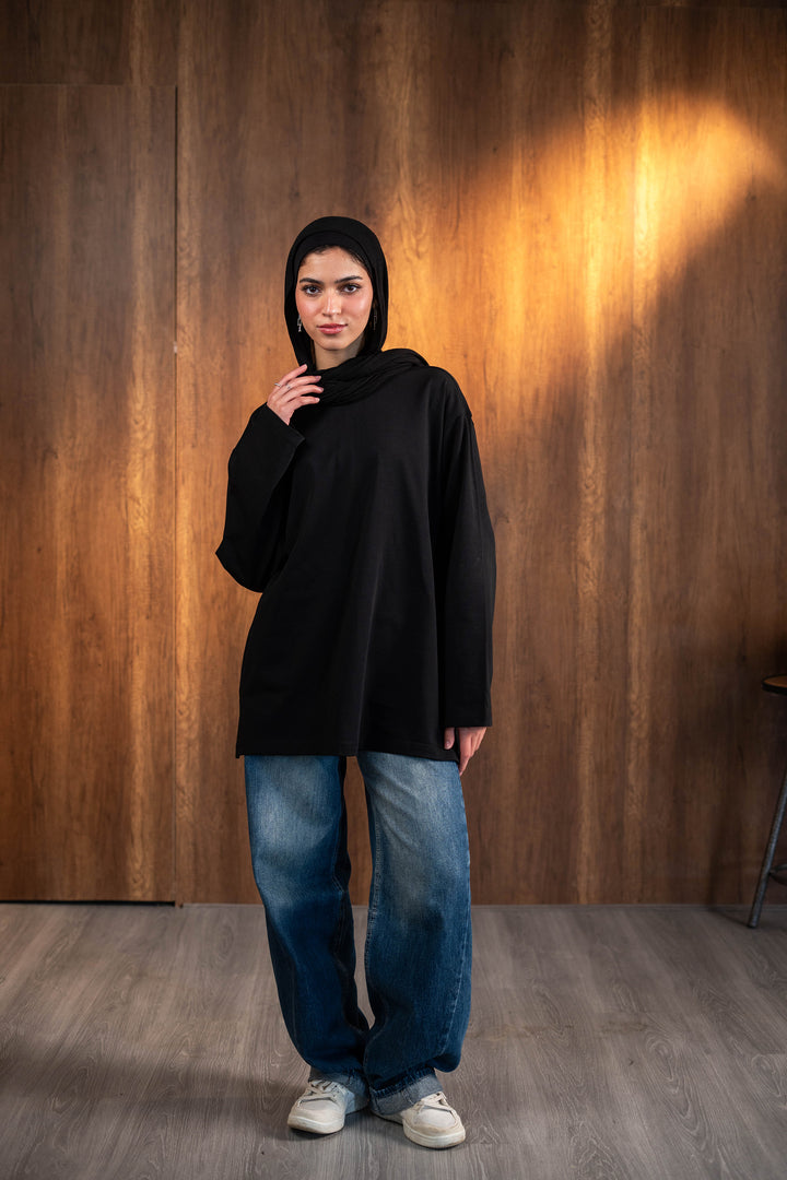 Long Sleeve Oversized Tee