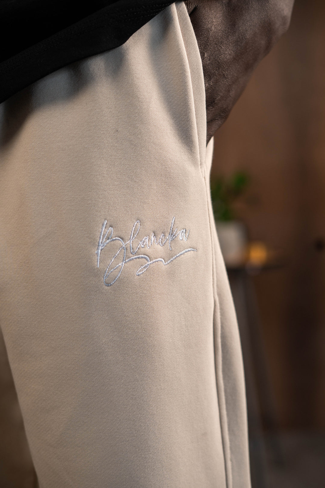 Box Fit Sweatpants - Beige