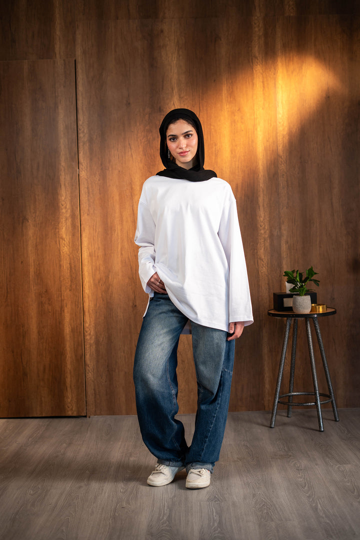 Long Sleeve Oversized Tee