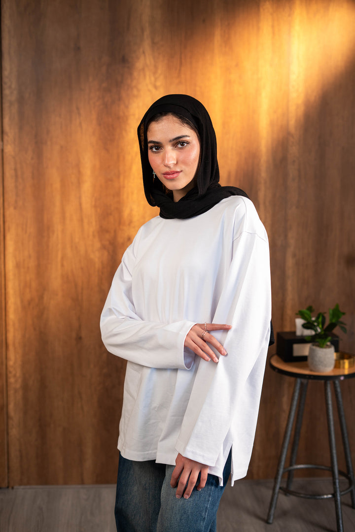 Long Sleeve Oversized Tee