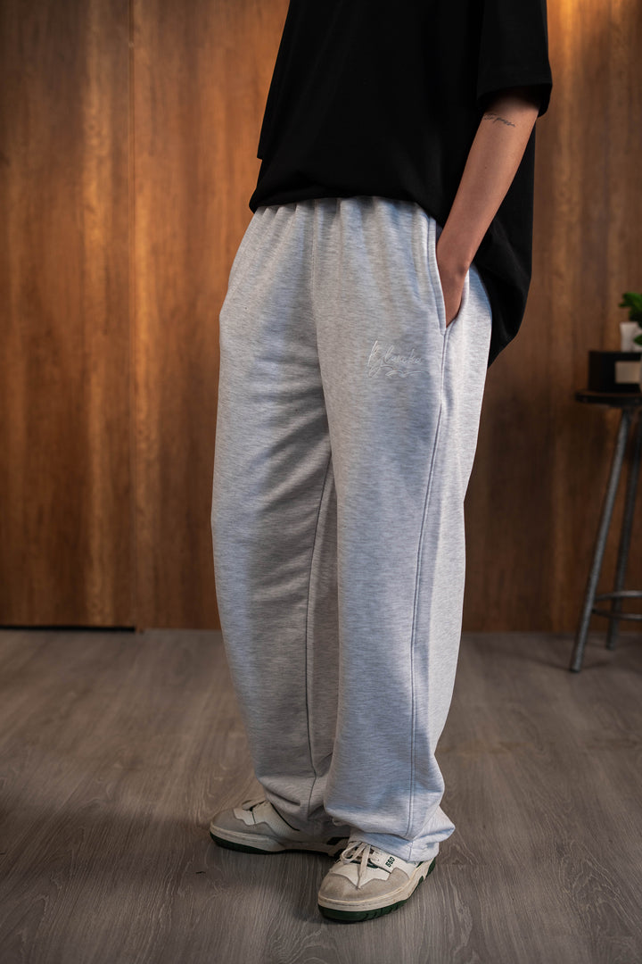 Box Fit Sweatpants - Light Gray