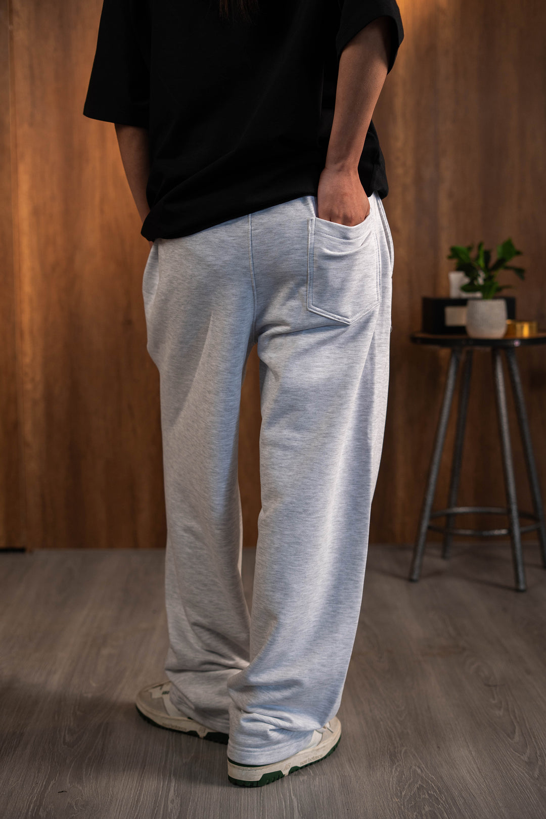 Box Fit Sweatpants - Light Gray