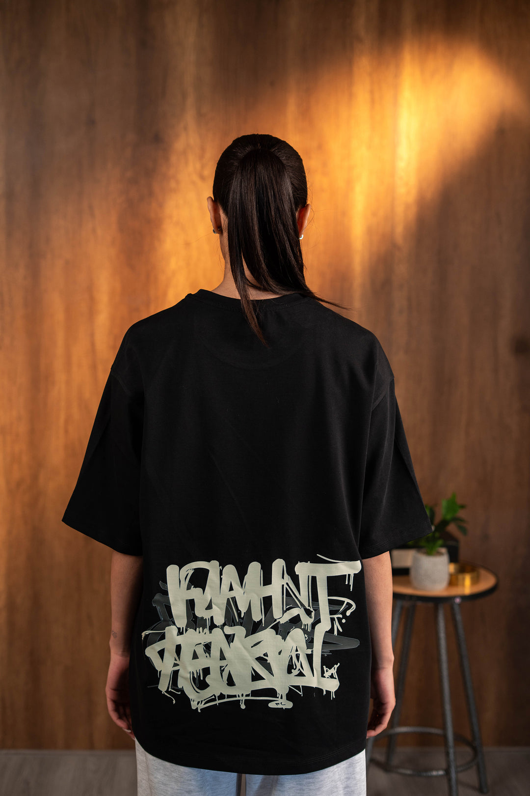 Chaos Graffiti Tee - Black