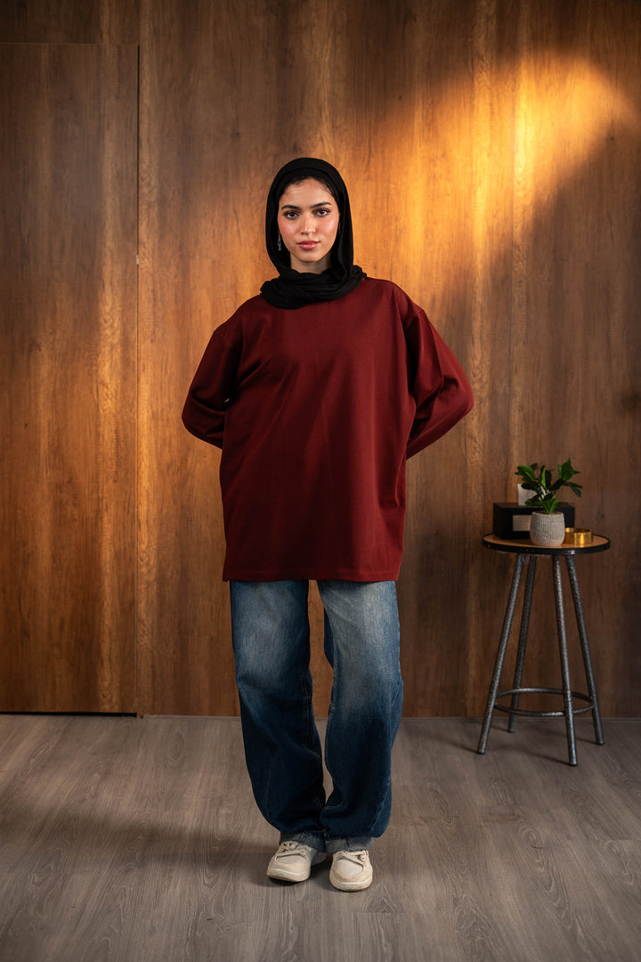 Long Sleeve Oversized Tee