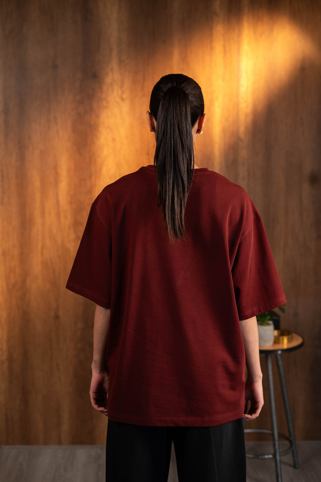 Basic Tee - Burgandy