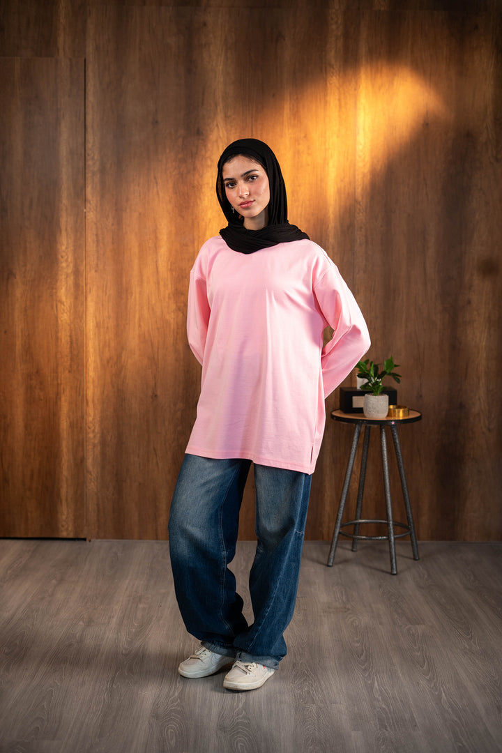 Long Sleeve Oversized Tee