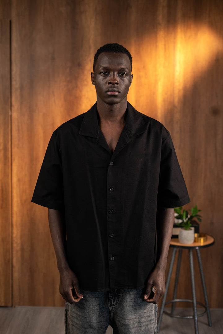 Cuban Shirt — Black